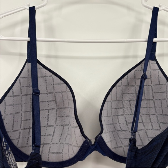 Victoria secret‎ blue uplift semi demi bra 34c - Picture 3 of 4